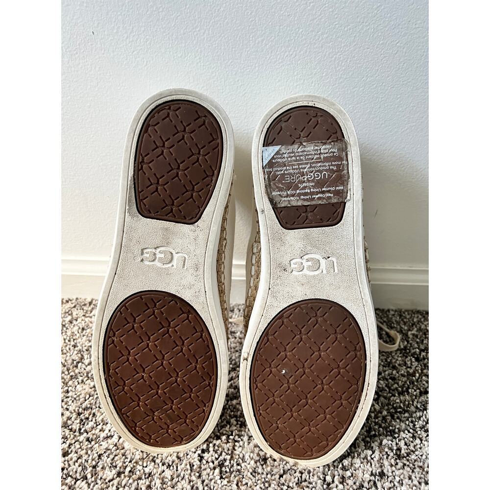 UGG Australia eyan 11 white wall canvas sneakers women's size 8.5 - Picture 7 of 7